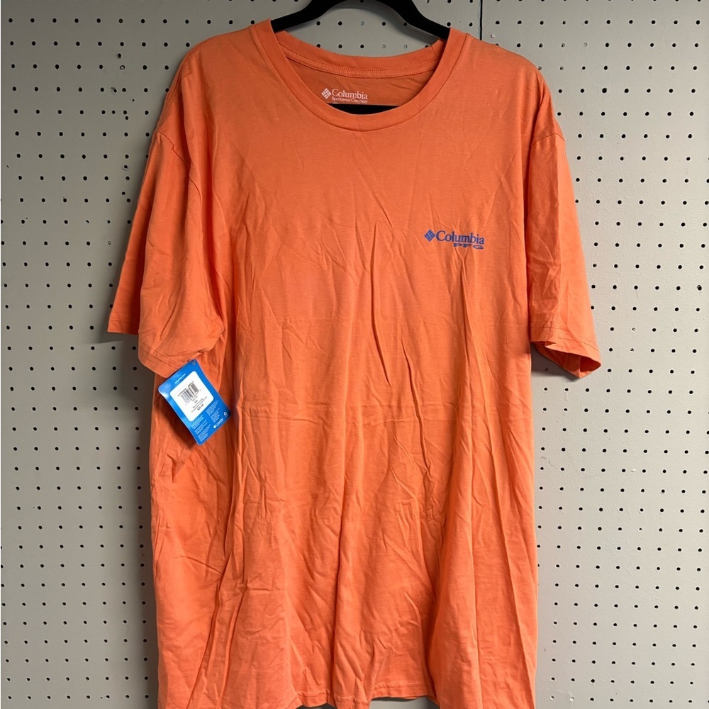 Columbia Men's Vibrant Orange Tee